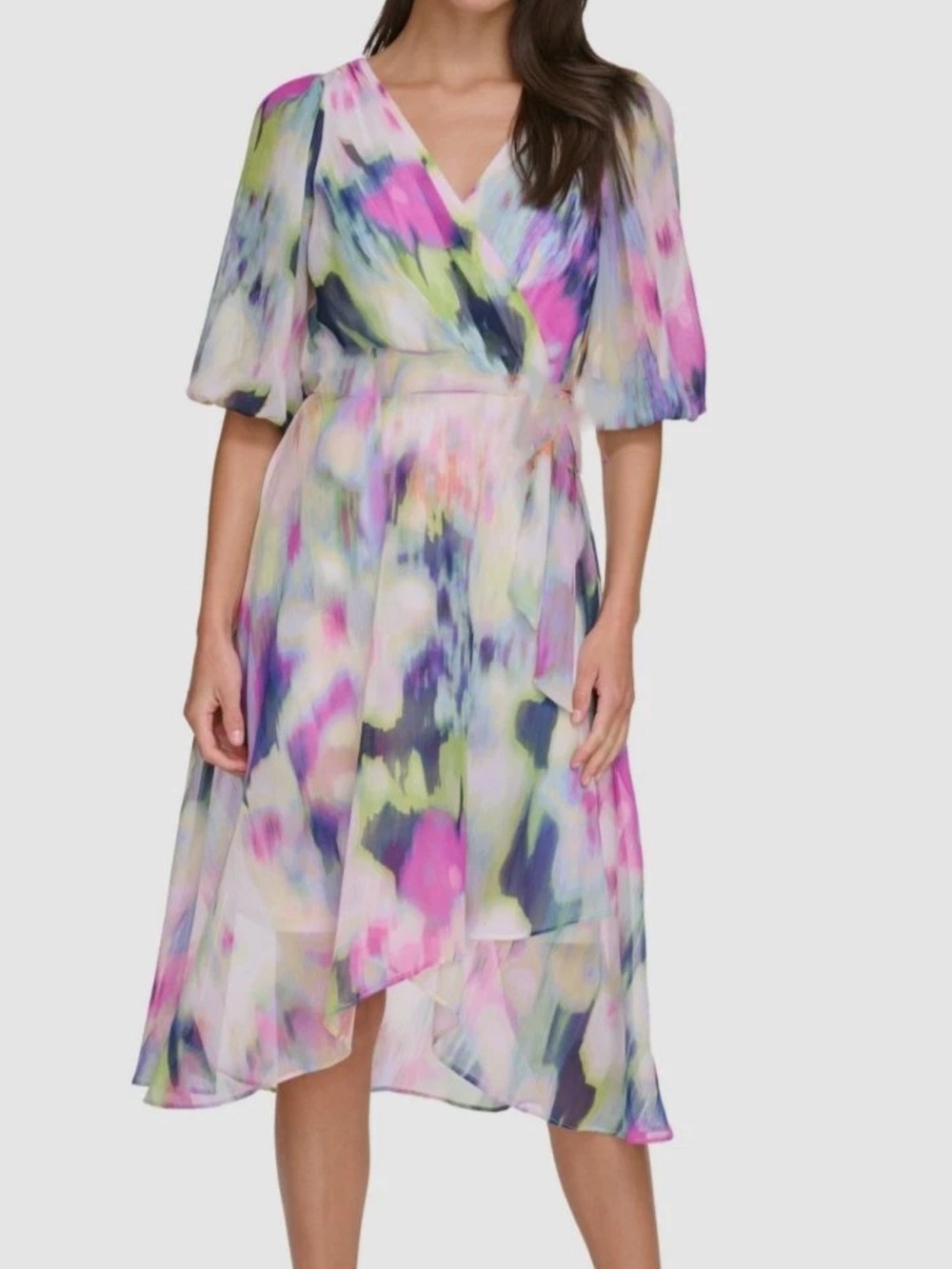 DKNY White and Pink Dress - Picture 7 of 15